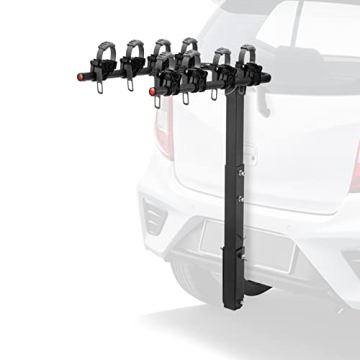LITE-WAY Bike Rack Hitch Mount 4 Bike, 2” Trailer Hitch Bicycle Racks for Car, SUV, Truck, 160 LBS...