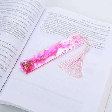 2 Pack DIY Bookmark Resin Mold, 2019 New Product Bookmark Silicone Molds, Jewelry DIY Craft Transparent Mold