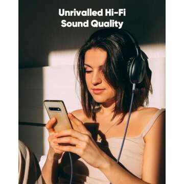 oldboytech 2 Pack AUX Cord, 3.5mm Audio Cable [4ft/1.2M, Hi-Fi Sound] Nylon Braided AUX Auxiliary Ca...