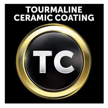 Revlon Tourmaline + Ceramic Curling Iron | Boost Shine, Guards Against Heat Damage (1-1/4 in)