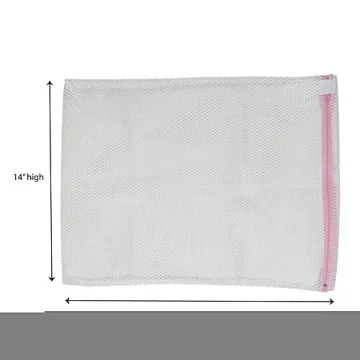 Durable 2-Pack Mesh Wash Bags for Delicates