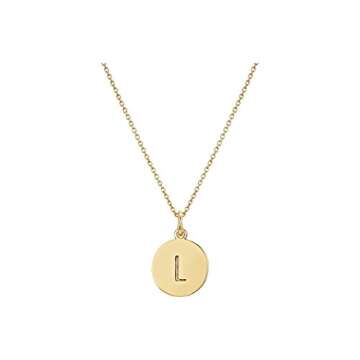 Gold Initial Pendant Necklace from Kate Spade