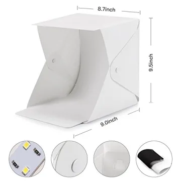 Depthlan Folding Photo Studio Kit for Small Products