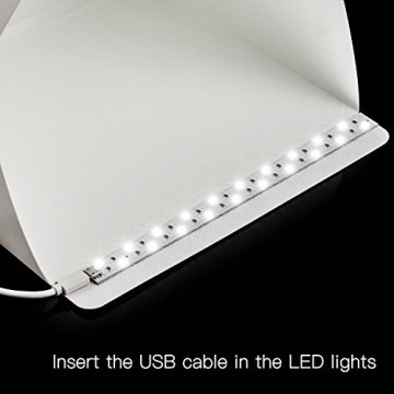 Depthlan Folding Photo Studio Kit for Small Products