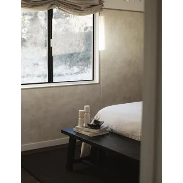 LAWA Handmade Spiral Spire Candles - Elegant White Set of 2