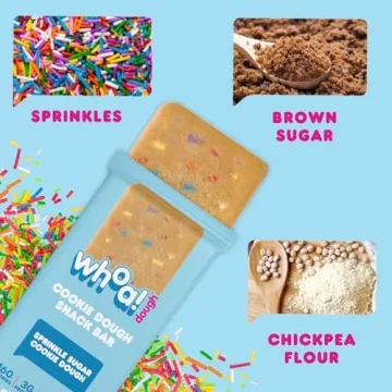 Whoa Dough Edible Cookie Dough Bars - Gluten Free Snack
