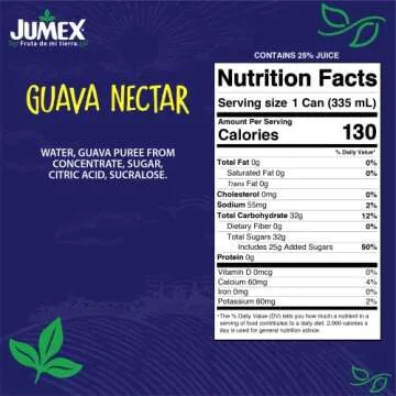 Jumex Guava and Strawberry-Banana Nectar Fridge Pack 11.3 Fl oz (12-Pack)