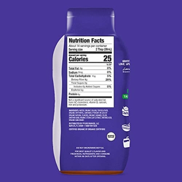 Pyure Organic Maple Flavored Syrup Zero Sugar Keto Vegan