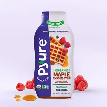 Pyure Organic Maple Flavored Syrup Zero Sugar Keto Vegan