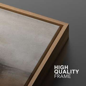 SIGNWIN Framed Canvas Print Wall Art Neutral Landscape Subtle Brown and Gray Tones Illustrations Modern Art Decorative Contemporary for Living Room, Bedroom, Office - 24"x36"x2 Natural