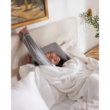 Cozy Earth Luxury Bed Sheet Set - 100% Viscose from Bamboo Fabric, Ultra-Soft & Breathable, Fits Regular & Deep Pocket Mattresses up to 20" - 4 Pieces Queen Sheet Set White