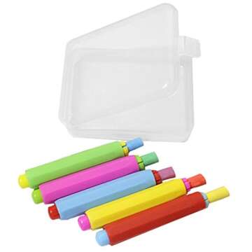 5xLunies Chalk Holder Set - Fun & Functional Chalk Clips