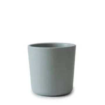 mushie Dinnerware Cups for Kids Set of 2 Sage