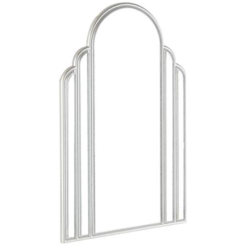 Elk Home Chrysler II Exquisite Silver Mirror – Art Deco Charm