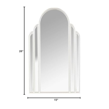 Elk Home Chrysler II Silver Mirror for Art Deco Style