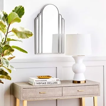 Elk Home Chrysler II Silver Mirror for Art Deco Style