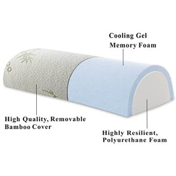 InteVision Support Pillow - Best for Back and Side Sleepers