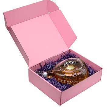 Pink Shipping Boxes For Small Business, 10*8*2.7 Inches, Pack Of 12, Corrugated Cardboard Boxes For Shipping, Packaging, Storage, Craft Gifts Giving