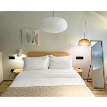 Henjjras large White Oblate Pendant Lamp Shade 55.5cm(21.85in) Chinses lantern Home Decor Paper Ceiling Lampshade