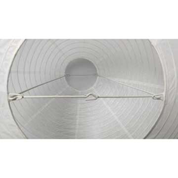 Henjjras large White Oblate Pendant Lamp Shade 55.5cm(21.85in) Chinses lantern Home Decor Paper Ceiling Lampshade