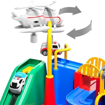 TEMI Boys Toys Car Track Adventurous Race Set for Kids