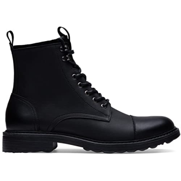 Vostey Men's Stylish Casual Boots with Zipper Design