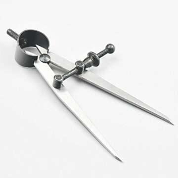 Bluemoona - 6" 150mm Leather Craft Rotating Tools Leathercraft Wing Divider adjustable DIY