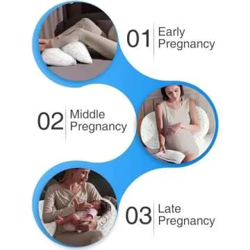 Busarilar Adjustable Pregnancy Pillow for Ultimate Comfort