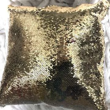 Unicorn Custom Sequin Pillow - Personalized Gift for Kids