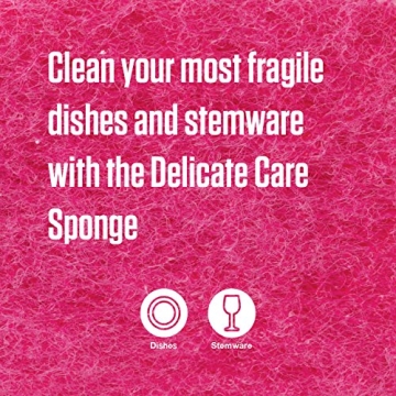 Scotch-Brite Delicate Care Scrub Sponge - Gentle & Durable