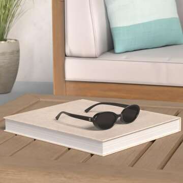 Onrtry Vintage Small Oval Sunglasses for Women Men 90s Sunglasses Narrow Eyeglasses UV400 Protection 2 Pack(Black+Leopard)