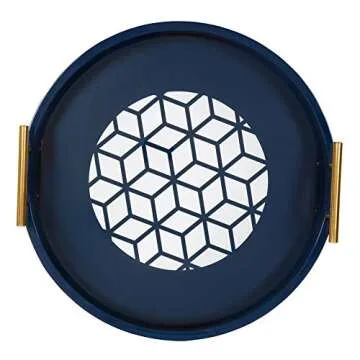 Kate and Laurel Caspen Tray: Stylish and Functional 15.5 Inch Tray