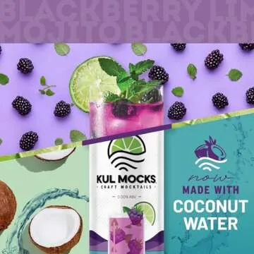 KUL MOCKS Blackberry Lime Mojito - Alcohol Free Delight