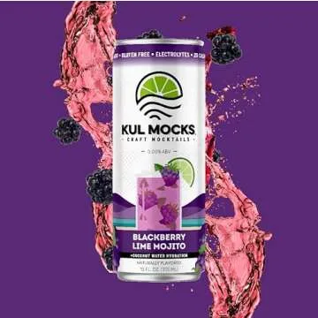 KUL MOCKS Blackberry Lime Mojito - Alcohol Free Delight