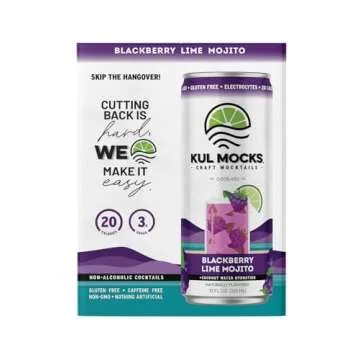 KUL MOCKS Blackberry Lime Mojito - Alcohol Free Delight