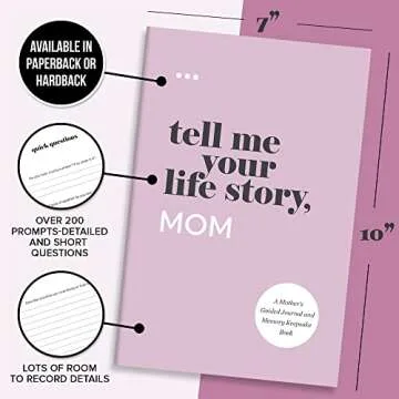 Tell Me Your Life Story, Mom: A Guided Keepsake Journal