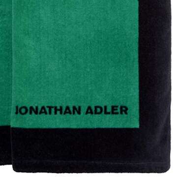 Avanti Linens Jonathan Adler Tiger Beach Towel, Green