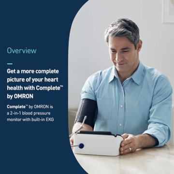 Comprehensive OMRON Blood Pressure and EKG Monitor