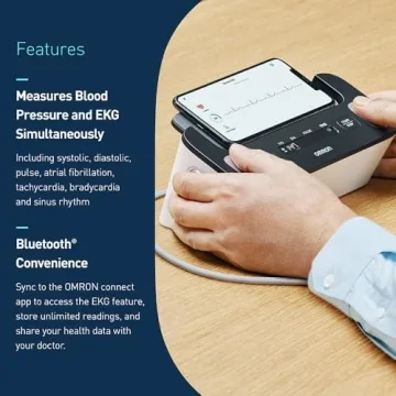 Comprehensive OMRON Blood Pressure and EKG Monitor