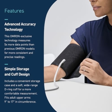 Comprehensive OMRON Blood Pressure and EKG Monitor