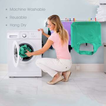 BeeGreen Eco-Friendly Reusable Grocery Bags 10 Pack