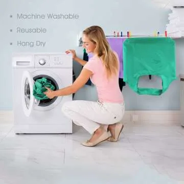 BeeGreen Eco-Friendly Reusable Grocery Bags 10 Pack