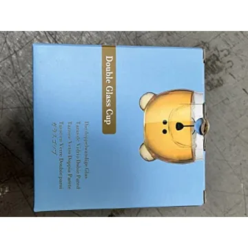 Charming Binoster Bear Double Wall Glass Mugs for Gifting
