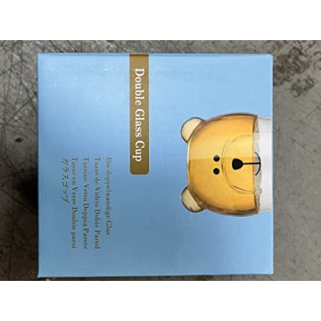Charming Binoster Bear Double Wall Glass Mugs for Gifting