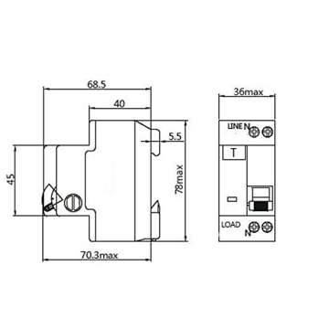 ASI NDB1L-32C-20-120V Ground Fault Circuit Breaker for Ultimate Electrical Safety