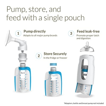 Kiinde Twist Pouch Direct-Pump Breast Milk Storage Bags