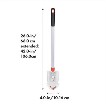 OXO Extendable Tub Tile Brush - Easy Clean No Bending