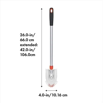 OXO Extendable Tub Tile Brush - Easy Clean No Bending