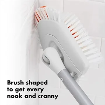 OXO Extendable Tub Tile Brush - Easy Clean No Bending