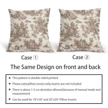 apport French Country Decorative Pillow Covers for Home